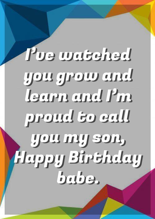 happy 2nd birthday to my son message